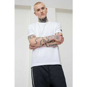 Tricou din amestec de bumbac cu imprimeu logo imagine