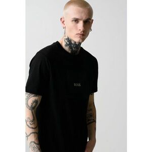 Tricou cu decolteu la baza gatului si imprimeu logo imagine