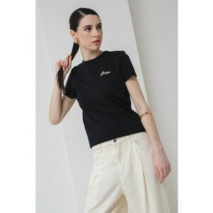 Tricou de bumbac cu logo discret imagine