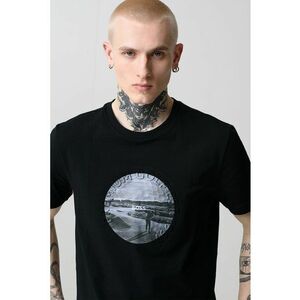 Tricou din amestec de bumbac cu imprimeu foto Heritage imagine