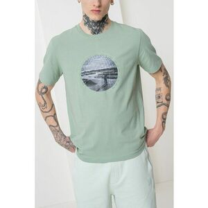 Tricou din amestec de bumbac cu imprimeu foto Heritage imagine