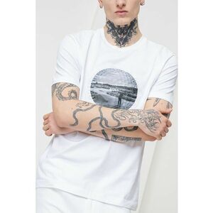 Tricou din amestec de bumbac cu imprimeu foto Heritage imagine