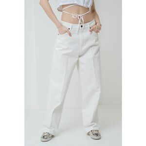 Blugi relaxed fit cu talie inalta imagine