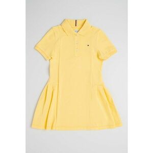 Rochie scurta evazata cu guler polo imagine