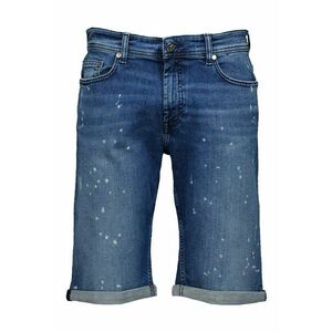 Bermude de denim cu aspect deteriorat imagine