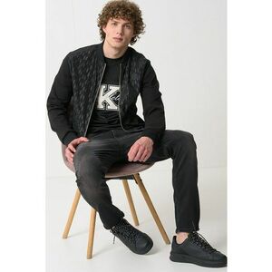 Jacheta bomber cu model monograma imagine