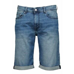 Bermude de denim cu terminatie pliabila imagine
