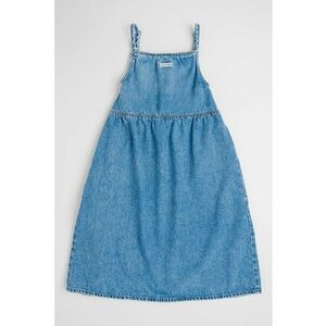 Rochie evazata din denim si amestec de lyocell imagine