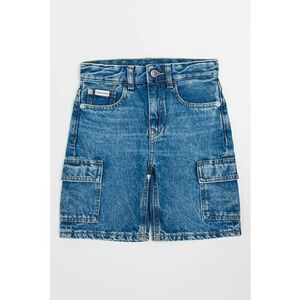 Blugi scurti cargo relaxed fit imagine