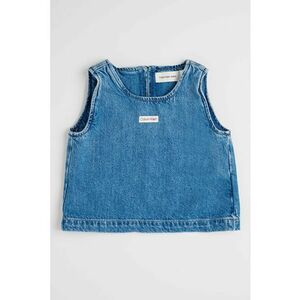 Top din denim si amestec de lyocell imagine