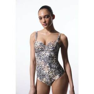 Costum de baie intreg cu model animal print imagine