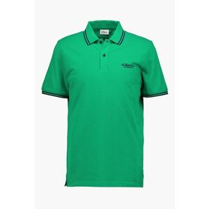 Tricou polo cu imprimeu logo discret imagine