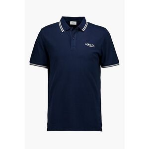 Tricou polo cu imprimeu logo discret imagine