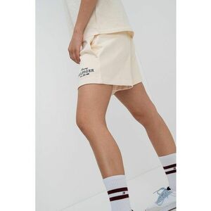 Pantaloni scurti cu talie elastica si buzunare laterale imagine