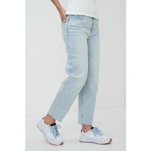 Blugi crop mom-fit imagine