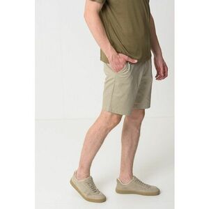Pantaloni scurti slim fit din amestec de bumbac imagine