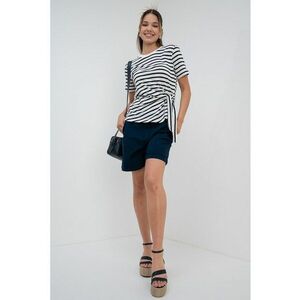 Tricou de bumbac organic cu nod lateral imagine
