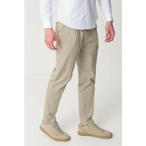 Pantaloni conici din amestec de bumbac imagine