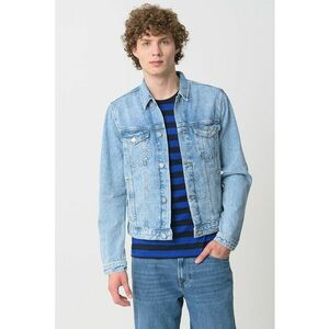 Jacheta de denim cu buzunare pe piept imagine