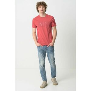 Tricou slim fit de bumbac cu imprimeu logo imagine
