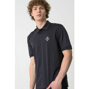 Tricou polo cu logo discret pe piept imagine