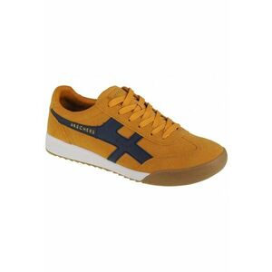 Tenisi barbati Zinger-Manchego - piele intoarsa si material textil - galben - 41EU imagine