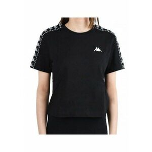 Tricou dama - Bumbac - Negru/Alb - imagine