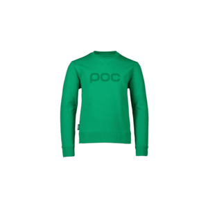 Bluza copii Crew Jr - bumbac - verde - imagine