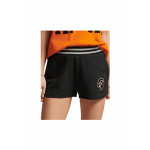 Pantaloni scurti dama - Vintage Collegiate - Poliester - Negru - imagine