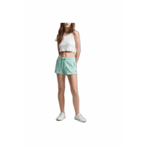 Pantaloni sport dama Vintage Logo - bumbac/poliester - verde - imagine