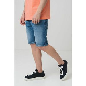 Bermude din denim cu aspect decolorat imagine