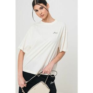 Tricou supradimensionat cu decolteu la baza gatului imagine