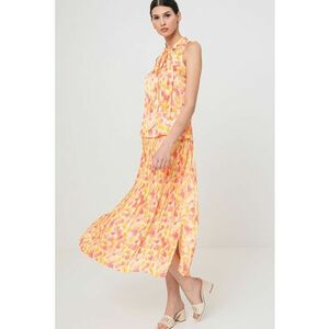 Fusta midi cu imprimeu floral imagine