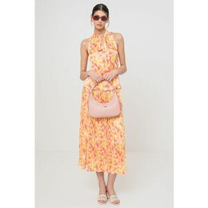 Bluza cu model floral - fara maneci imagine