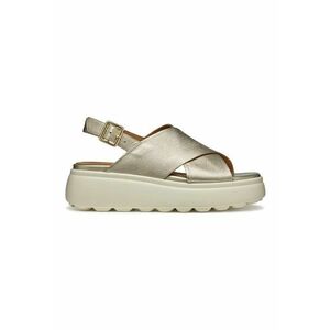 Sandale wedge de piele imagine