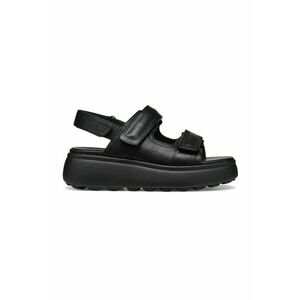 Sandale din piele cu talpa wedge imagine