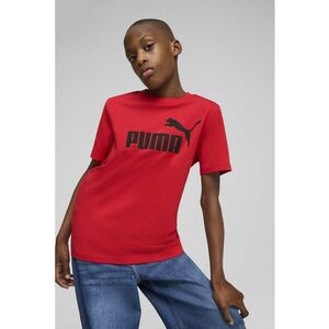 Tricou de bumbac cu decolteu la baza gatului si logo imagine