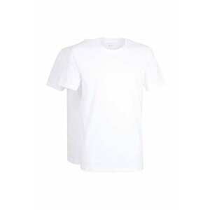 Set de tricouri slim fit cu decolteu la baza gatului - 2 piese imagine