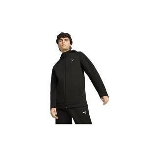 Bluza cu fermoar pentru Barbati - evostripe full-zip hoodie dk - 684613-01 - Negru imagine