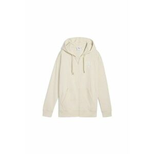 Hanorac relaxed fit cu fermoar pentru femei - 685033-87 - Alb imagine