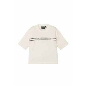 Tricou pentru Fete - boy tee extended logo - 7B000069-AF10378-U0005 - Alb imagine