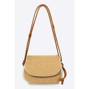 Geanta crossbody cu aspect tesut imagine