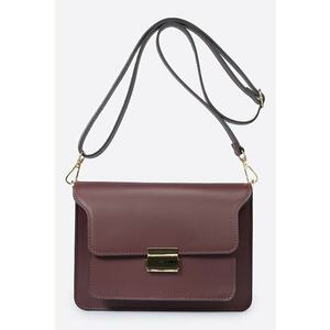 Geanta crossbody de piele cu clapa imagine