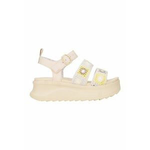 Sandale din material textil cu talpa wedge imagine