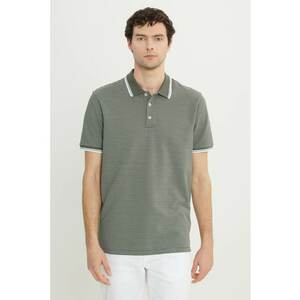 Tricou polo cu model in dungi imagine