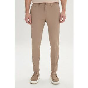 Pantaloni chino din amestec de bumbac cu buzunare imagine