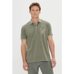Tricou polo cu broderie pe piept imagine
