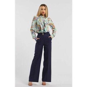 Pantaloni drepti cu talie inalta imagine