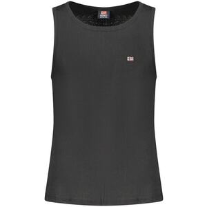 Tricou fara maneci barbati - cu mini logo brodat - Regular fit imagine