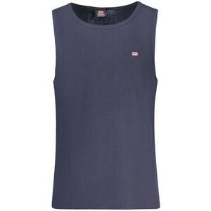 Tricou fara maneci barbati - cu mini logo brodat - Regular fit imagine